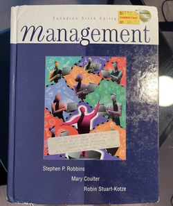 Management: Canadian Sixth Edition  By Stephen Robbins
