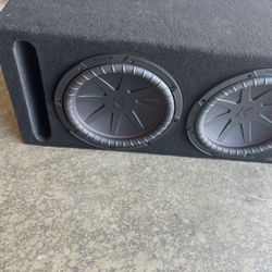 2 12” Kicker CompR Ported Box