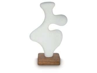 Lavarsen White/Brown Sculpture (25.13" H)