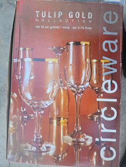 Wine glasses 12 total
