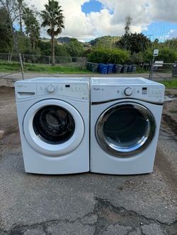 Whirlpool washer and dryer electric laundry set
