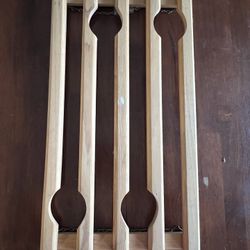 Wooden Hanging Wine Rack