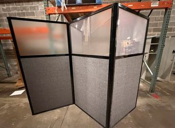 3-Panel Office Room Divider Partition Screen