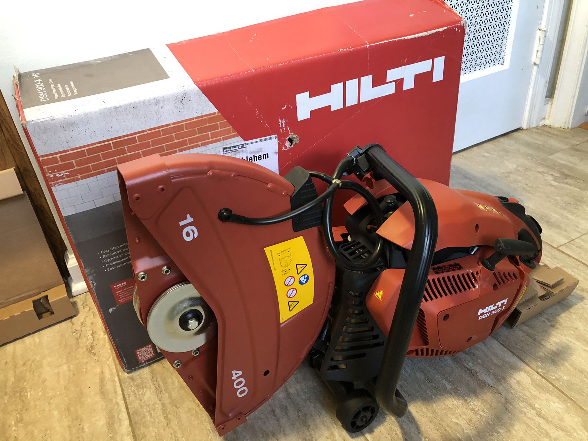 Hilti DSH 900-X 16”  Cut-Off (gas powered) brand new - Blade not included!