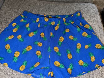 Blue Pineapple Shorts