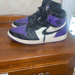 Jordan 1 court purple