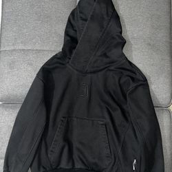 Thick Black Hoodie