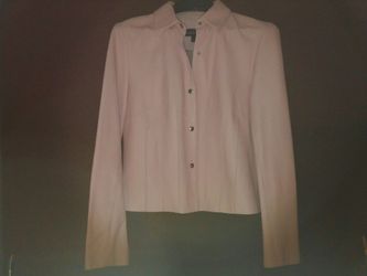 REAL PINK CREAM LAMB JACKET!