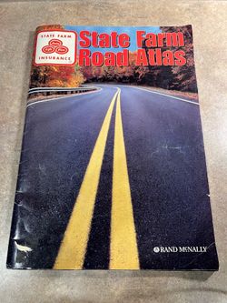 Vintage 1998 Rand McNally State Farm Road Atlas w/Scenic Roads