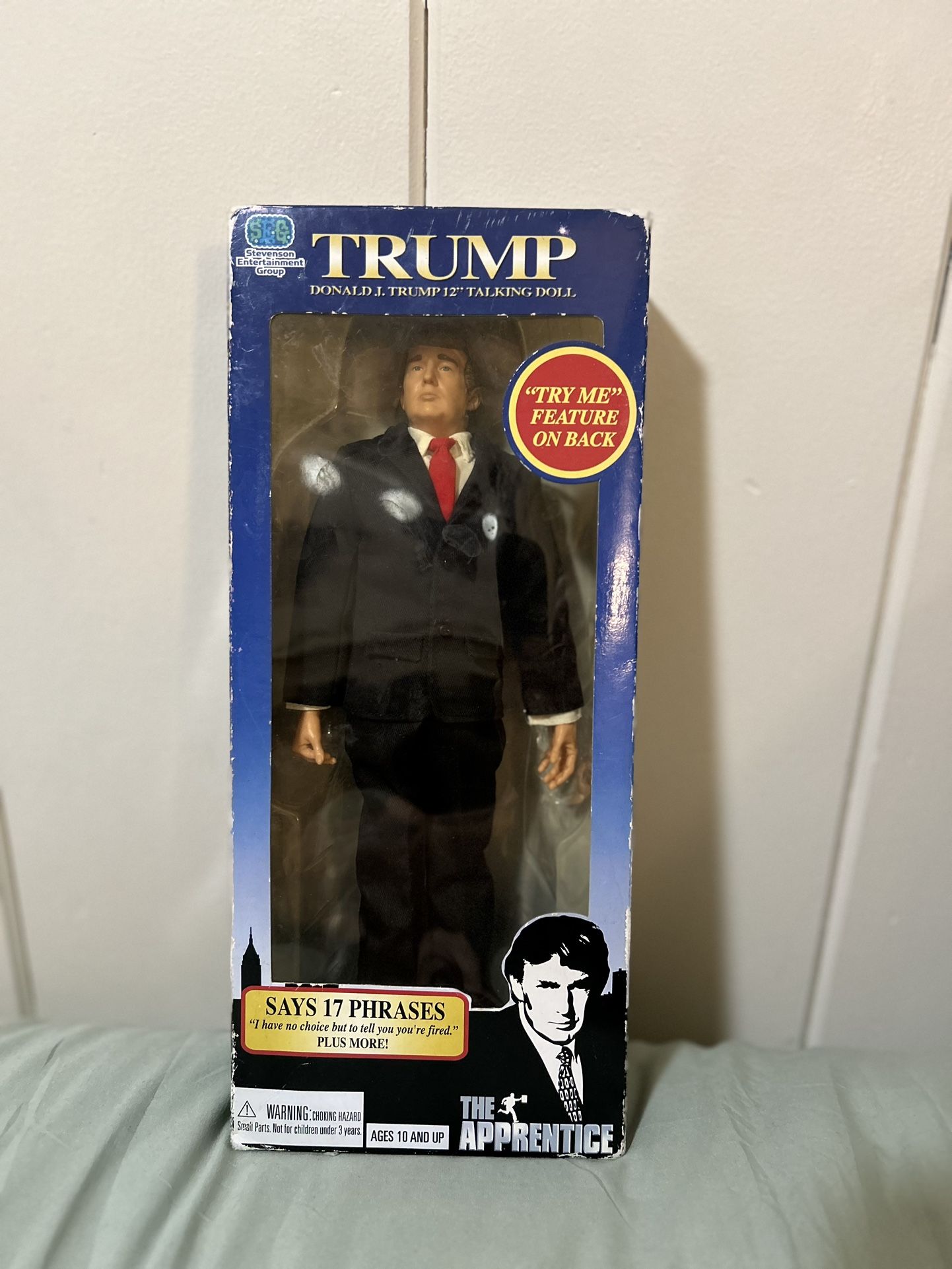 Donald Trump 12” Talking Doll The Apprentice 