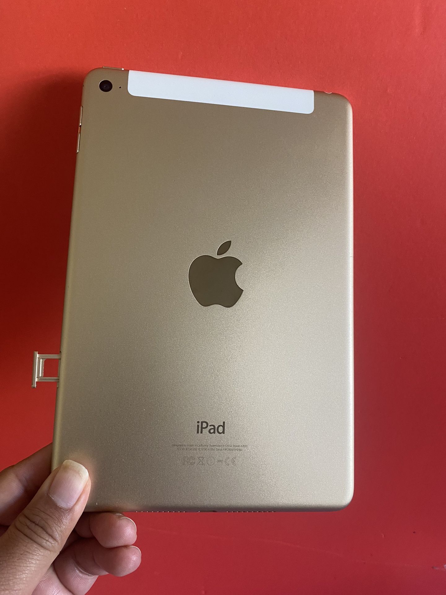 Apple IPad Mini 4th Generation ( IOS 15/ Retina / Touch ID) 16GB Wifi + cellular (LTE/ T Mobile / AT&T/ Verizon etc) with Accessories