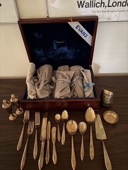 Vintage 108 piece+ set of Dirilyte Golden Dining Collection