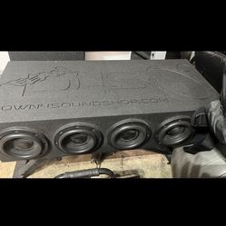 Gately Relentless 6.5” Subs In D4S Ported Box 