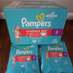 Pampers Cruisers  360 Diapers Size 4