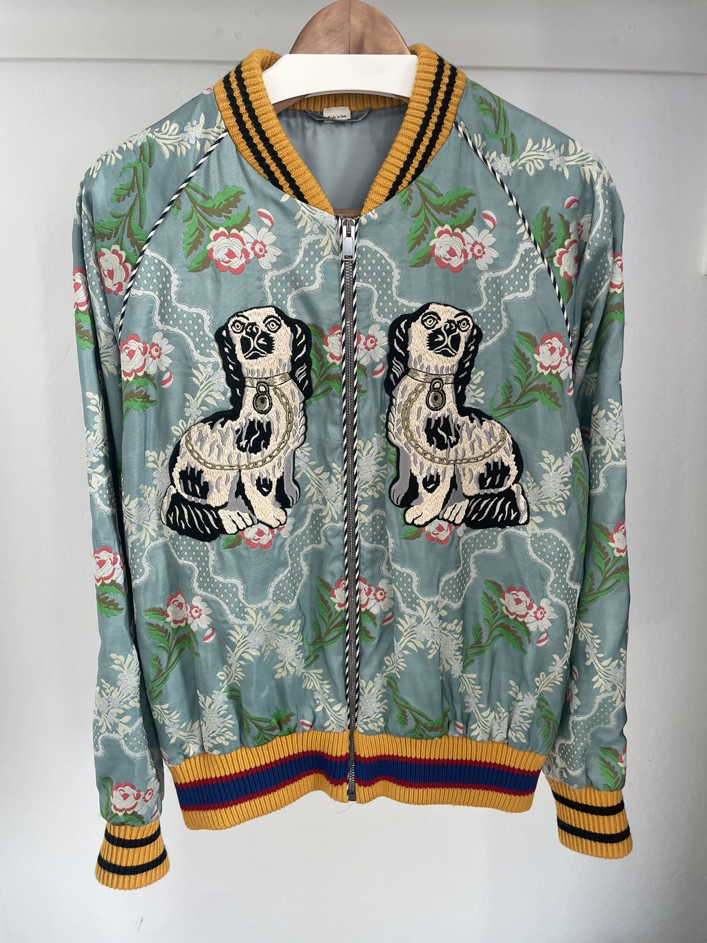Gucci King Charles bomber jacket