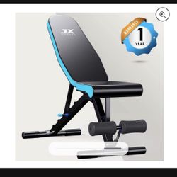 Adjustable Weight Bench, Strength Training Bench for Home Gym Maximum Weight 300Lbs