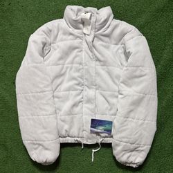 Ashley Outerwear Corduroy Puffer Jacket Women Large