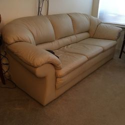 Leather couch