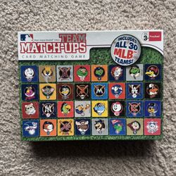 MLB Team Match-Ups Card Matching Game