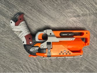 The Nerf Zombie Strike Hammershot Blaster