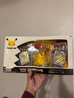 Pokemon Celebration Pikachu Vmax Figure Box With cuts