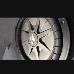 2-12inch KICKER COMP SUBS IN BOX & HIFONICS AMP!!! 