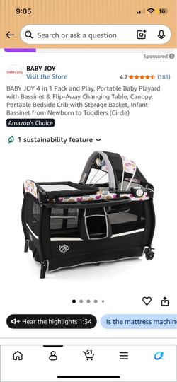 Baby crib/play pen