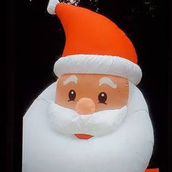 Holiday Blow Up/ Large Guy With A White Beard In A Red Suit/Inflatable