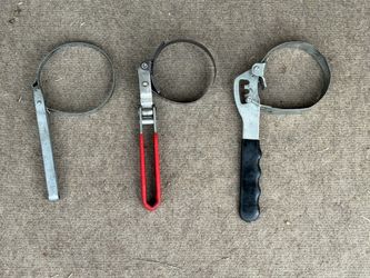 3 Vintage Oil Filter Wrenches