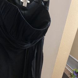 Black Strapless Dress