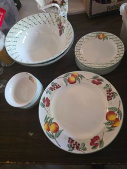 Fruit Pattern Ceramic Dinnerware Set