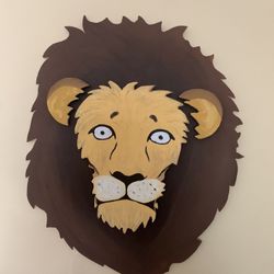 Wooden Kids Painted Art Display 