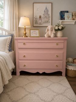 Adorable Pink Dresser