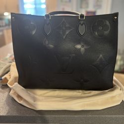 Louis Vuitton OnTheGo GM Black Purse
