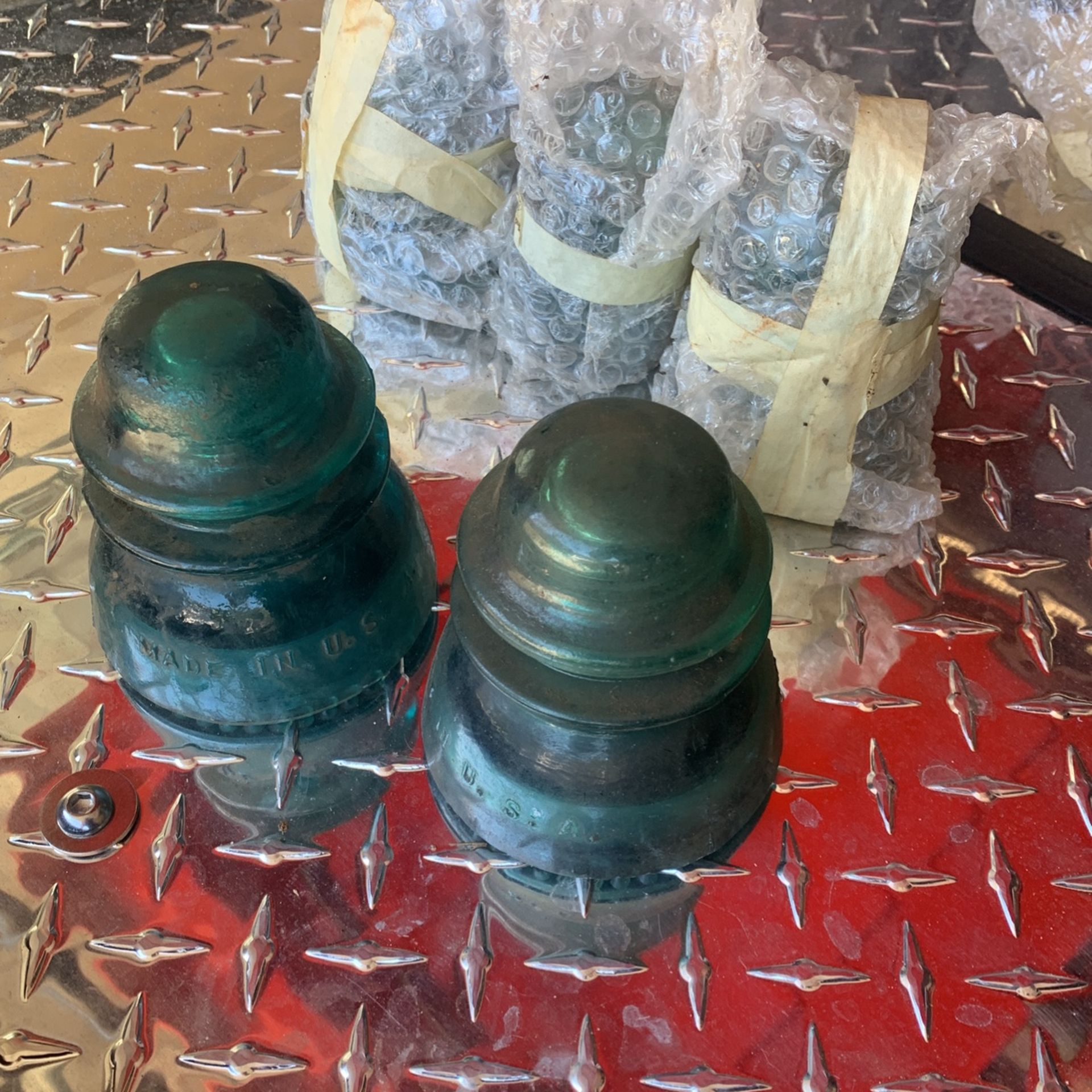 5 Hemingway Glass Insulators