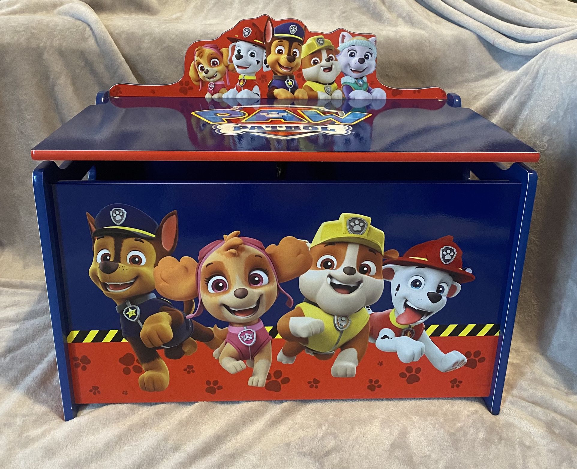 Paw Patrol Toy Box Organizer Furniture 