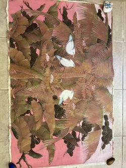 Classic Thoughts Bali Birds Authentic Painting