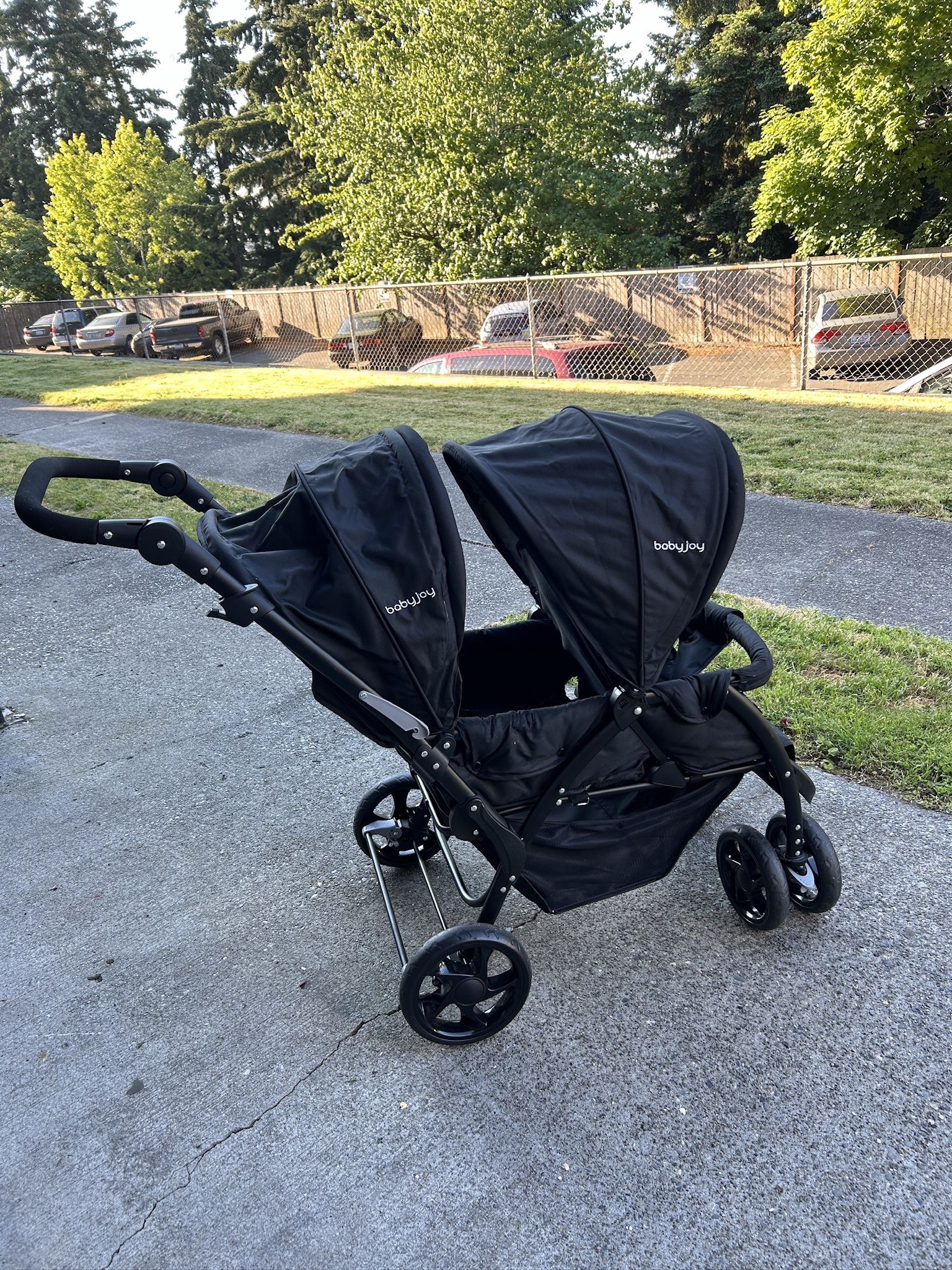 Baby Joy Double Stroller