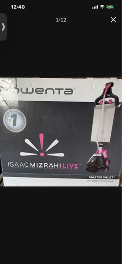 $60 Rowenta Isaac Mizrahi Live Master Valet One-Handed Garment Steamer