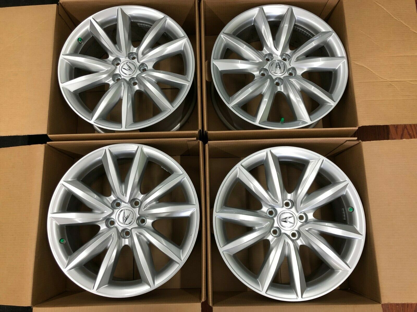 2019 Acura RDX 19" OEM Wheels Glitter Silver Wheels with Sensor