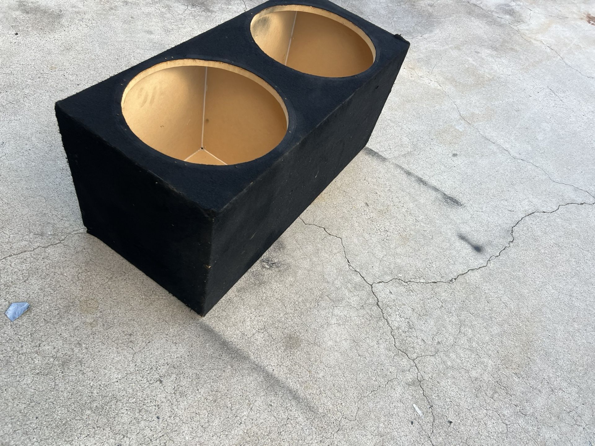 ($80 Firm) 2 - 15s MDF SEALED Sub box