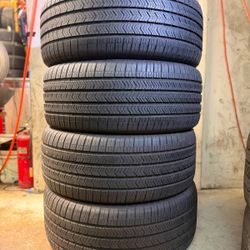 V683  285 45 21 113H  Goodyear Eagle Sport  4 Used Tires 80%-90% Life 