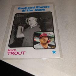 Boyhood Photos Of The Stars Mike Trout