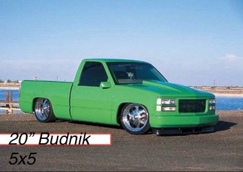 20” OG Budnik Billet wheels 5x5 c1500 OBS C10