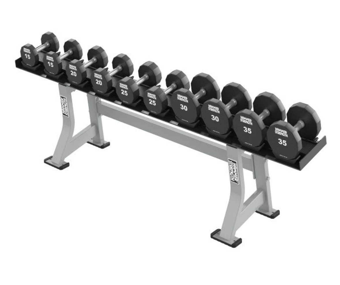 Hammer strength Dumbbell Rack Single Tier (does Not Include Dumbbells)