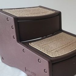 Dismantlable Small Dog's Steps,  Detachable Plastic Components,  13" Total Height. Pet Gear Brand