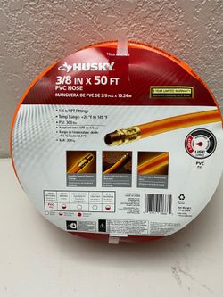 Husky 3/8 in 50 ft PVC hose