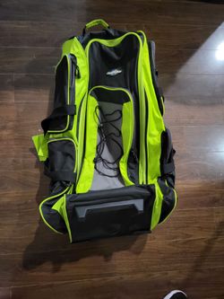 🧳💚 Destinations Large Rolling Gear Bag / Wheeled Duffel – Lime Green 💚🧳