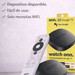 📺 ONN 4K con Google TV – listo para usar