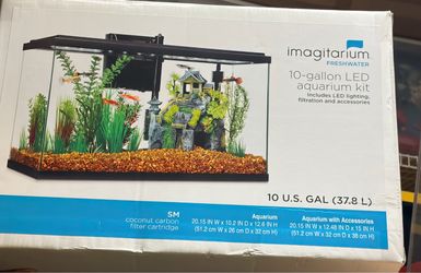 Imagitarium 10-Gallon LED Aquarium Kit